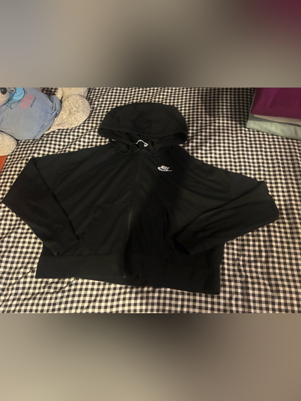 🎃 cropped Nike zip up